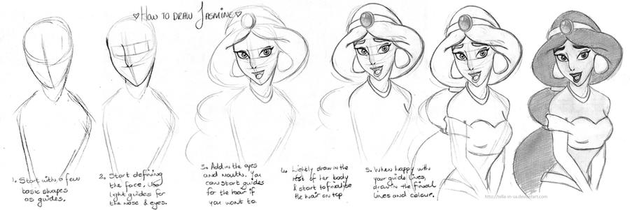 How to draw Jasmine