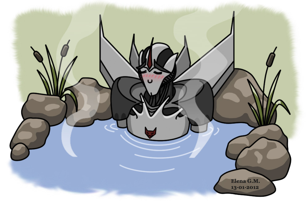 Starscream in thermal waters