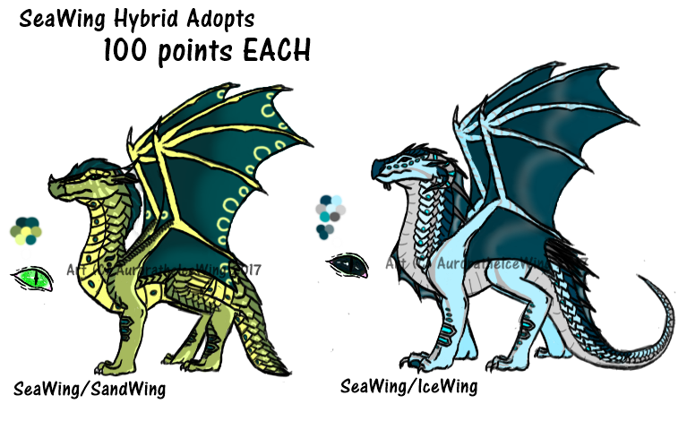 (OPEN 1/2) 100 point SeaWing Hybrid Adopts