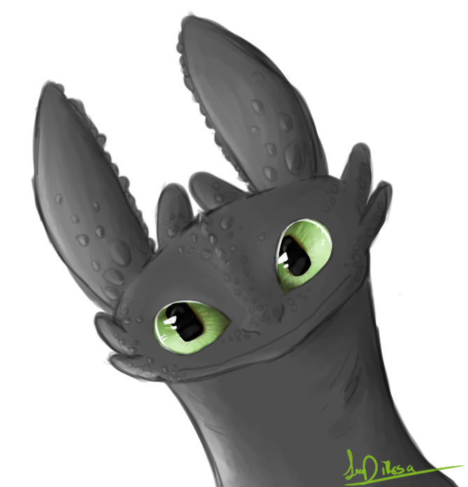 Toothless- SPEEDPAINT by droppingravityfalls on DeviantArt