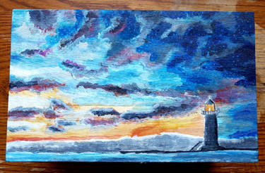 -Lighthouse and sky-