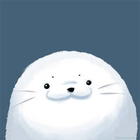 Fuzzy Harp Seal