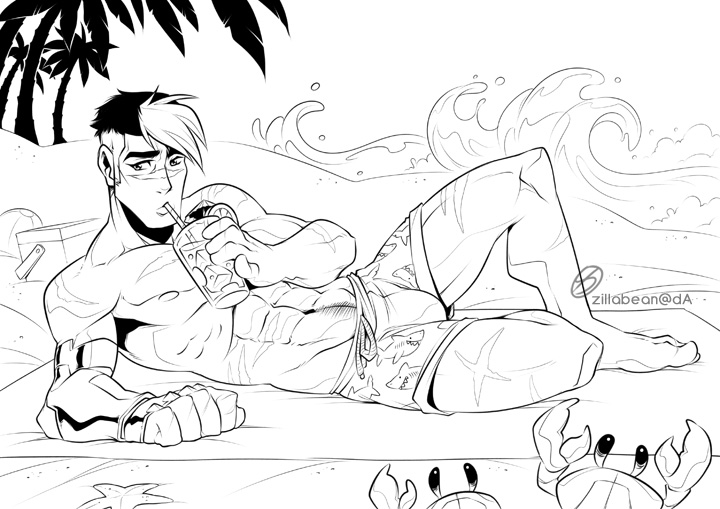 Commission: Beach Daddy