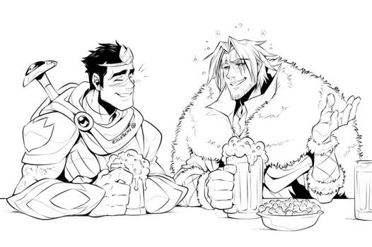 Commission:  Tavern Buddies