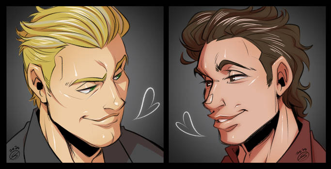 Commission: Elias + Jack icons