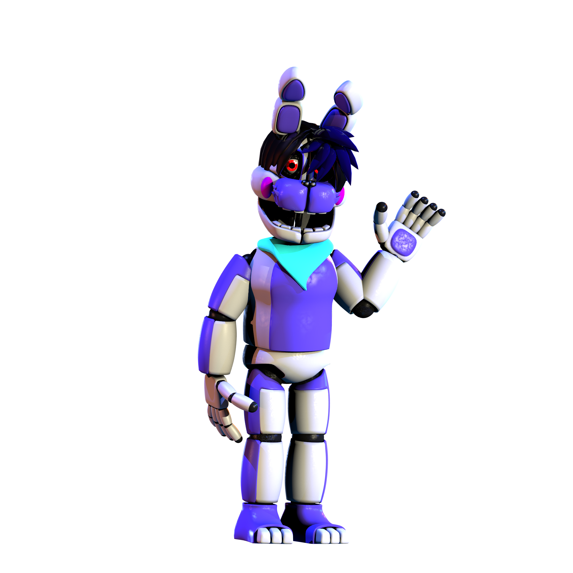 FNaF : Glamrock Bonnie - Blender 2.8+ by DravenJV01 on DeviantArt