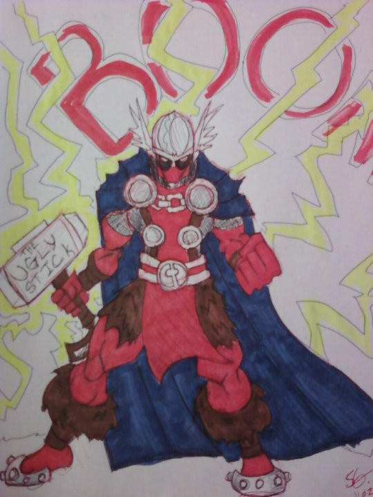 Deadpool GOD of Thunder