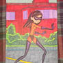 Coloring pages of violet from the incredibles