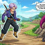 Trunks Mirai Badly Overshoots HIs Target