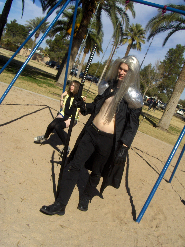 Sephiroth at the Swings