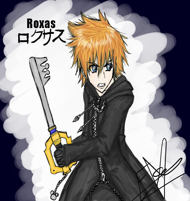 Roxas with background by Chibi-Isse on DeviantArt