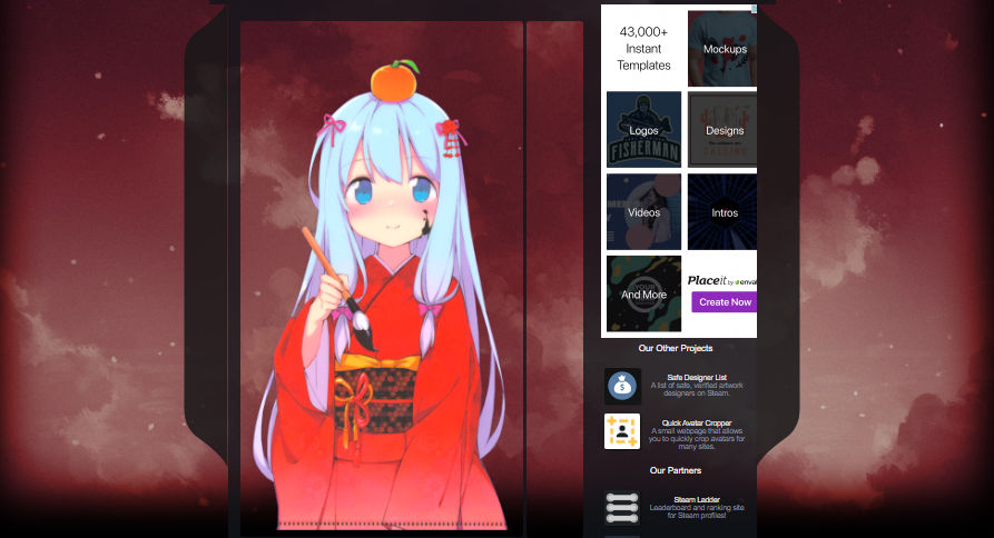 Sagiri steam background GIF! by K7iaro on DeviantArt