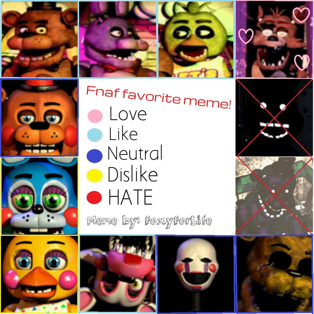 fnaf favorite meme