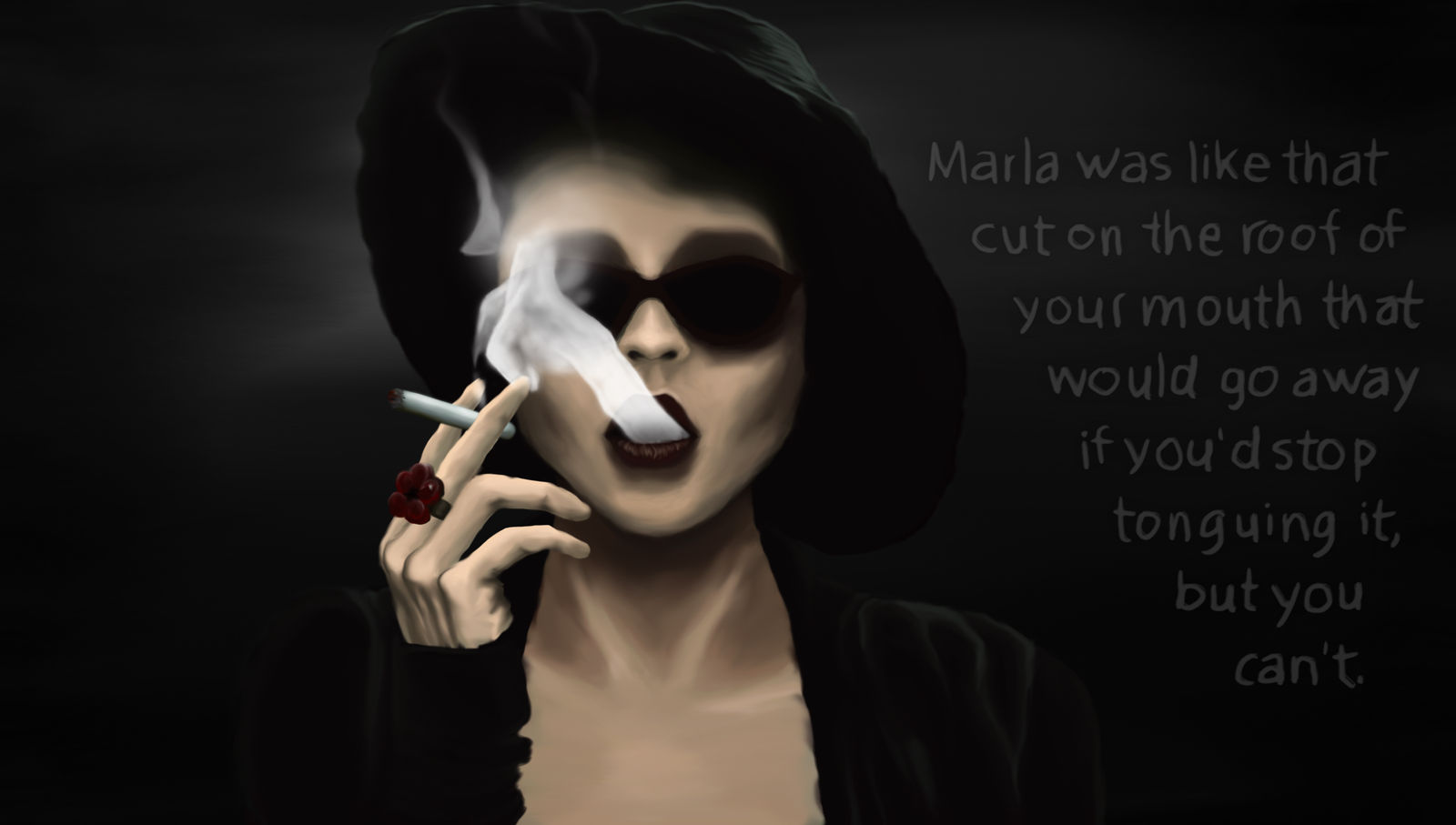 Marla Singer Fight Club by colbyneumeister on DeviantArt Marla Singer Fight Club by colbyneumeister on DeviantArt