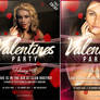 Valentines PSD Party Flyer Poster Template