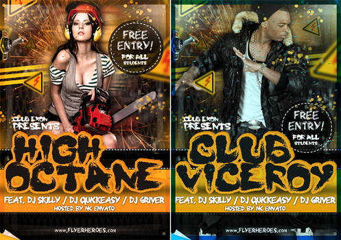 High Octane Flyer Template