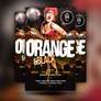 Black n Orange Free PSD Club Flyer Template