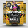 Free Summer Tropical Beach Party Flyer Template