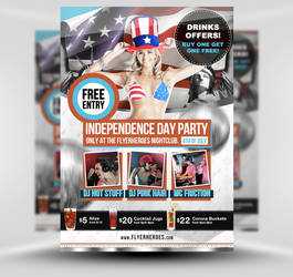 4th of July Flyer Template