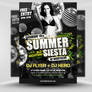 Summer Siesta Flyer Template