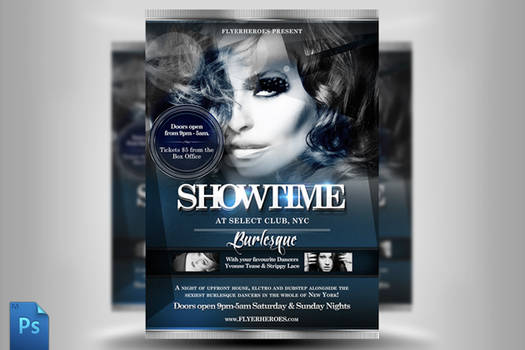 Showtime Flyer Template