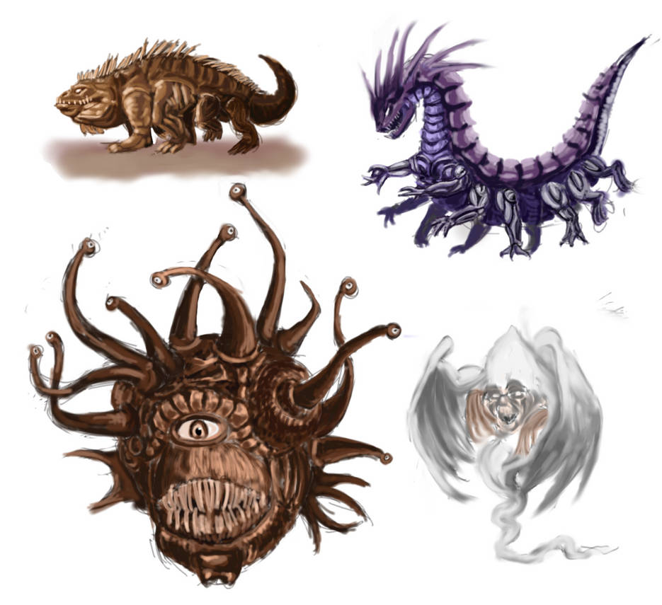Practice - DnD monsters 5 by raydier on DeviantArt