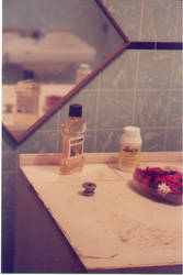 bathroom counter