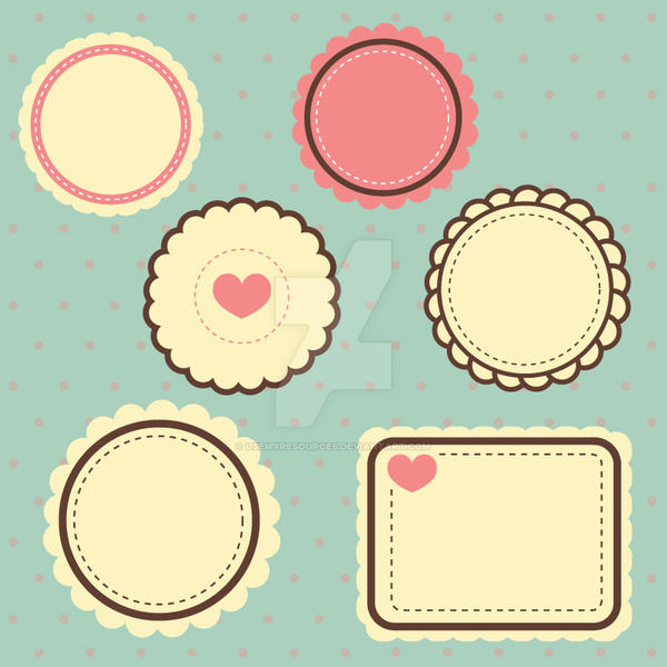 FREE~ Vintage Cute Labels by UseMyResources on DeviantArt