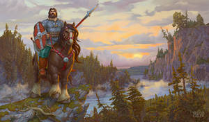 Russian hero Ilya Muromets