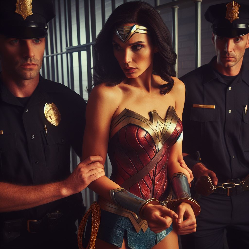 Wonder Woman Arrested by Surve1Shubham on DeviantArt