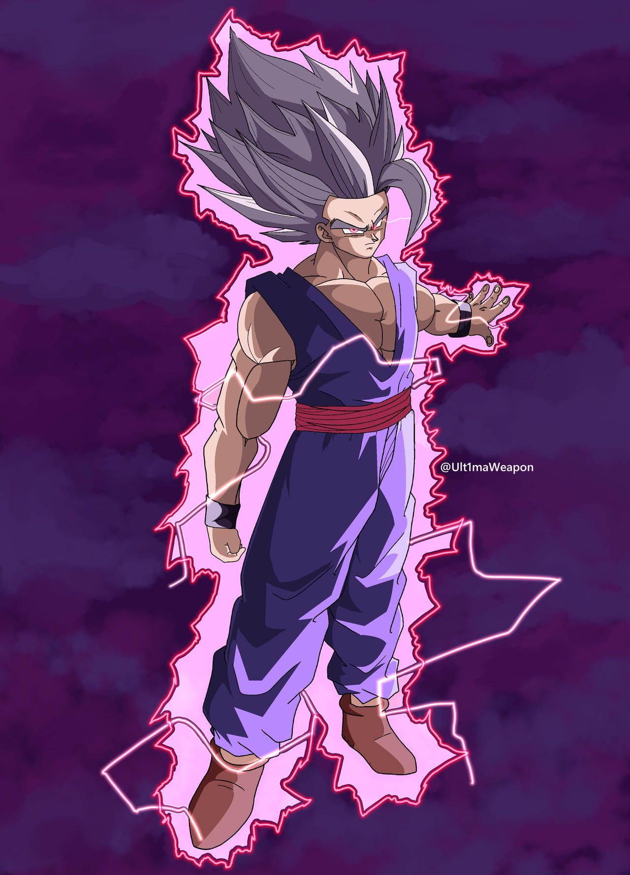 Beast Gohan Reference Gohan (Beast) by SgtRain2017 on DeviantArt