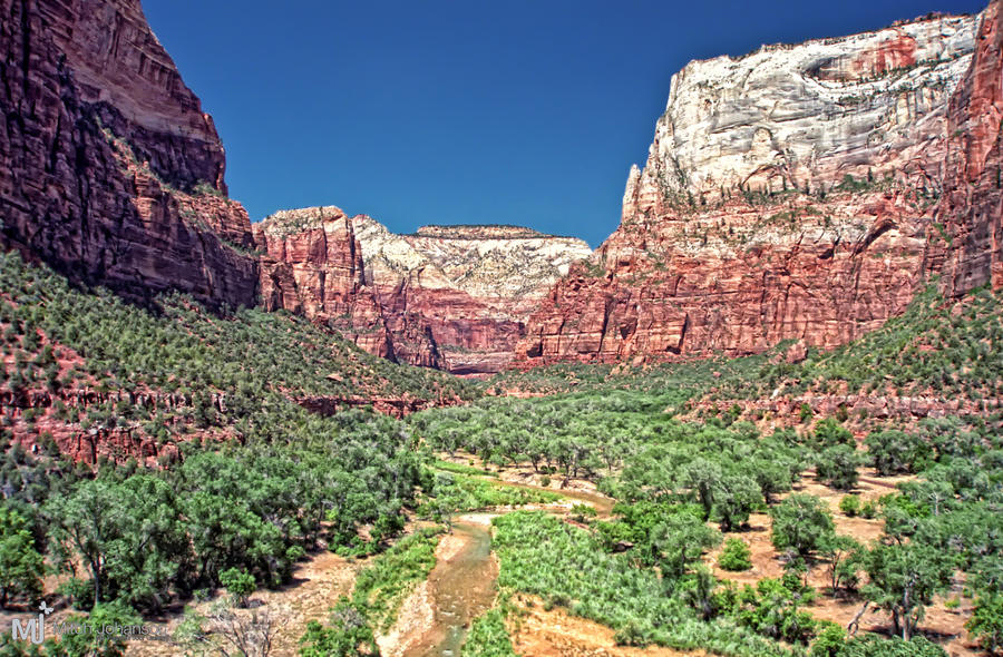 Looking Down the Virgin River