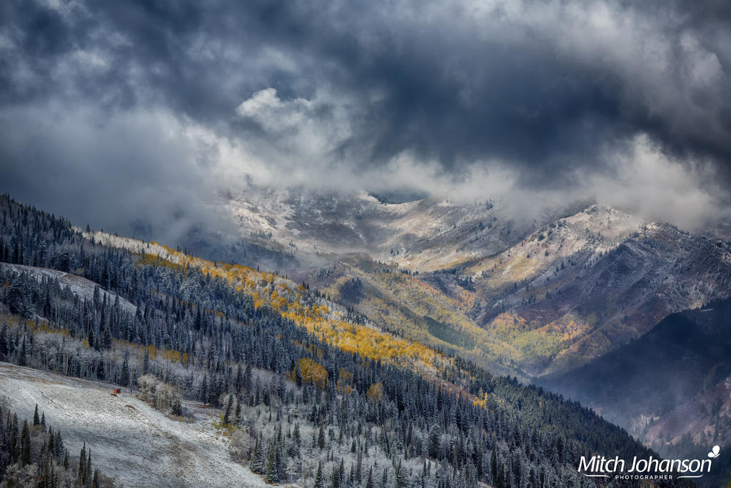 First Snow on the Resort HDR