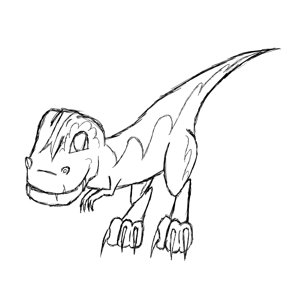 Chibi T-Rex [Requested by TX_Wrangler_jr_R]