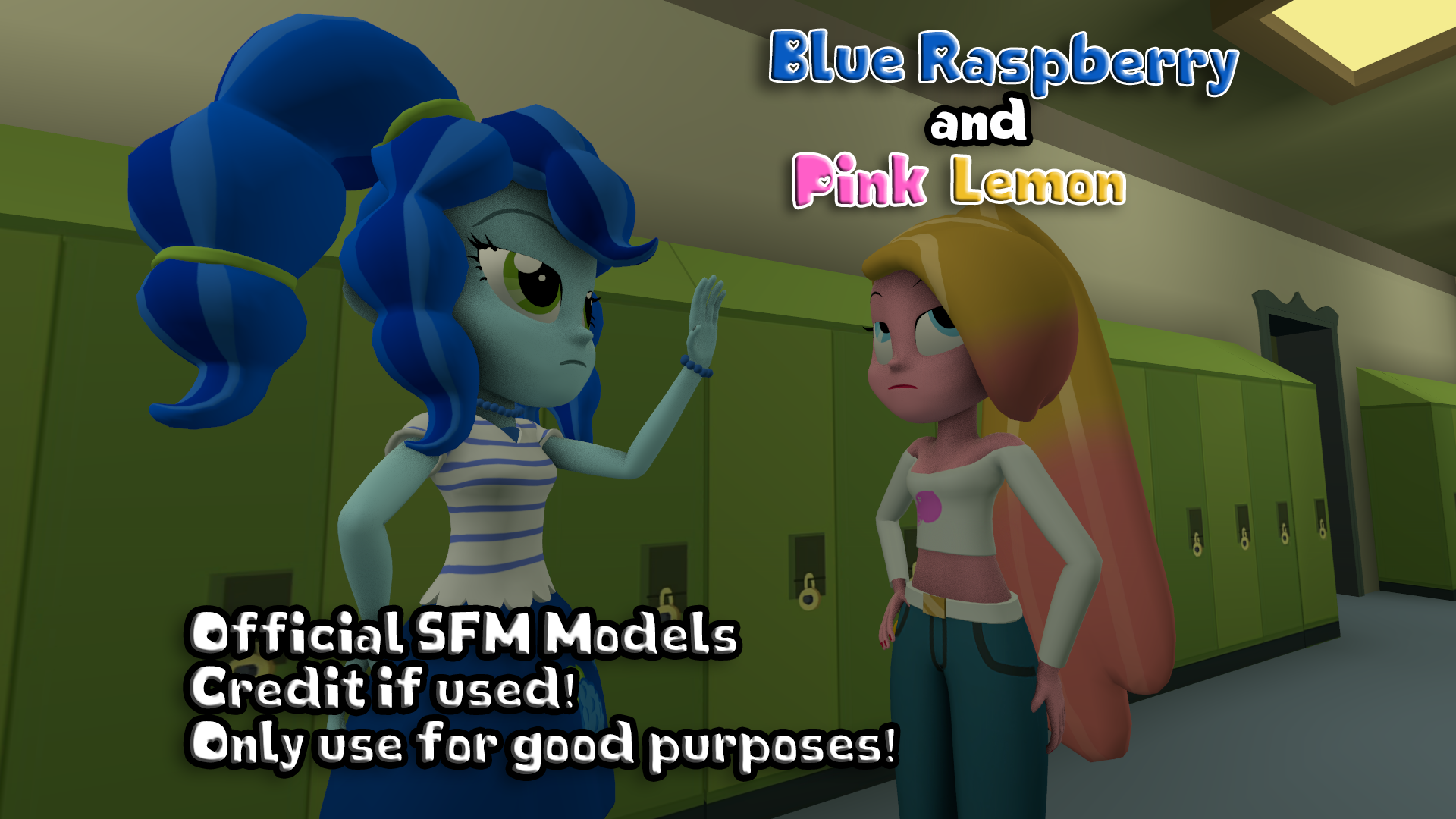 Brandon X Blue Raspberry Blue Raspberry and Pink Lemon: Official SFM Models by ...