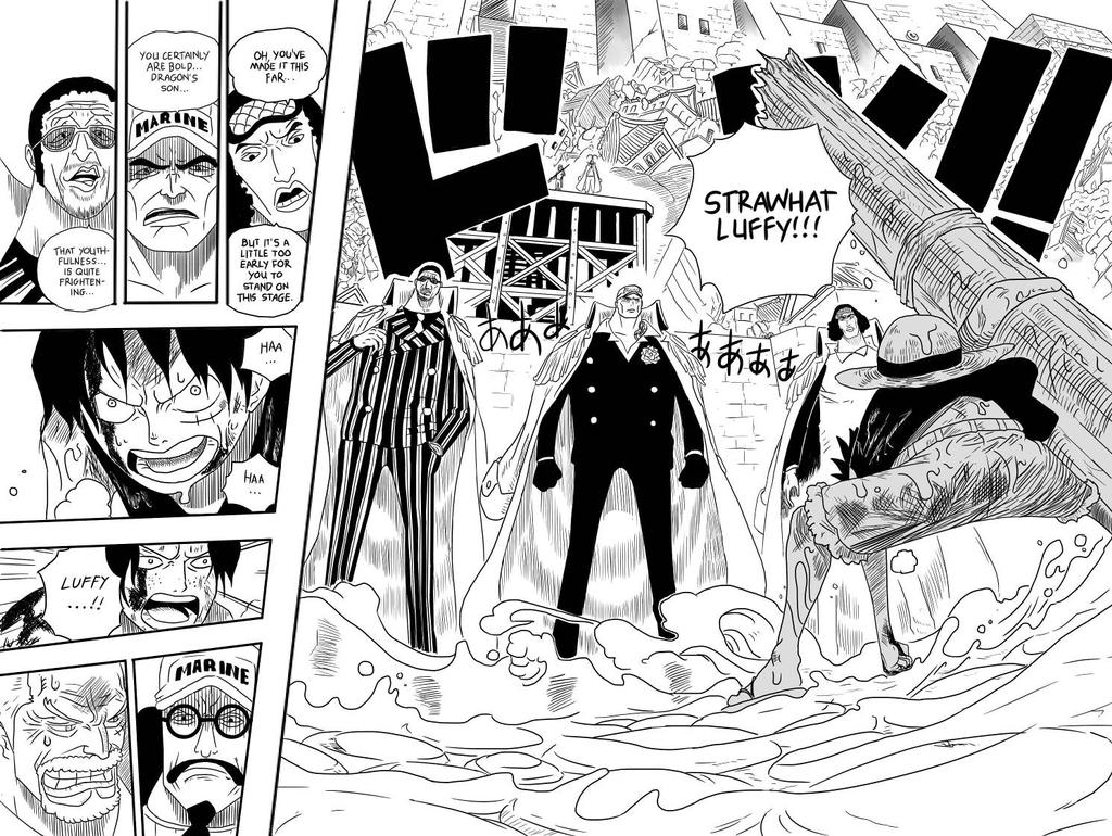 Luffy Vs Three Admirals By Sandercat On Deviantart Luffy Vs Three Admirals By Sandercat On Deviantart