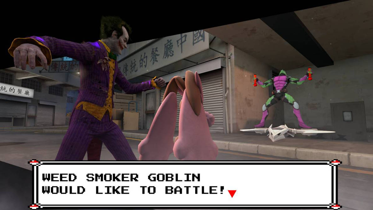 Joker and Lopunny VS Weed Smoker Goblin - [Part 1] by KaiserIsaiahFoo ...