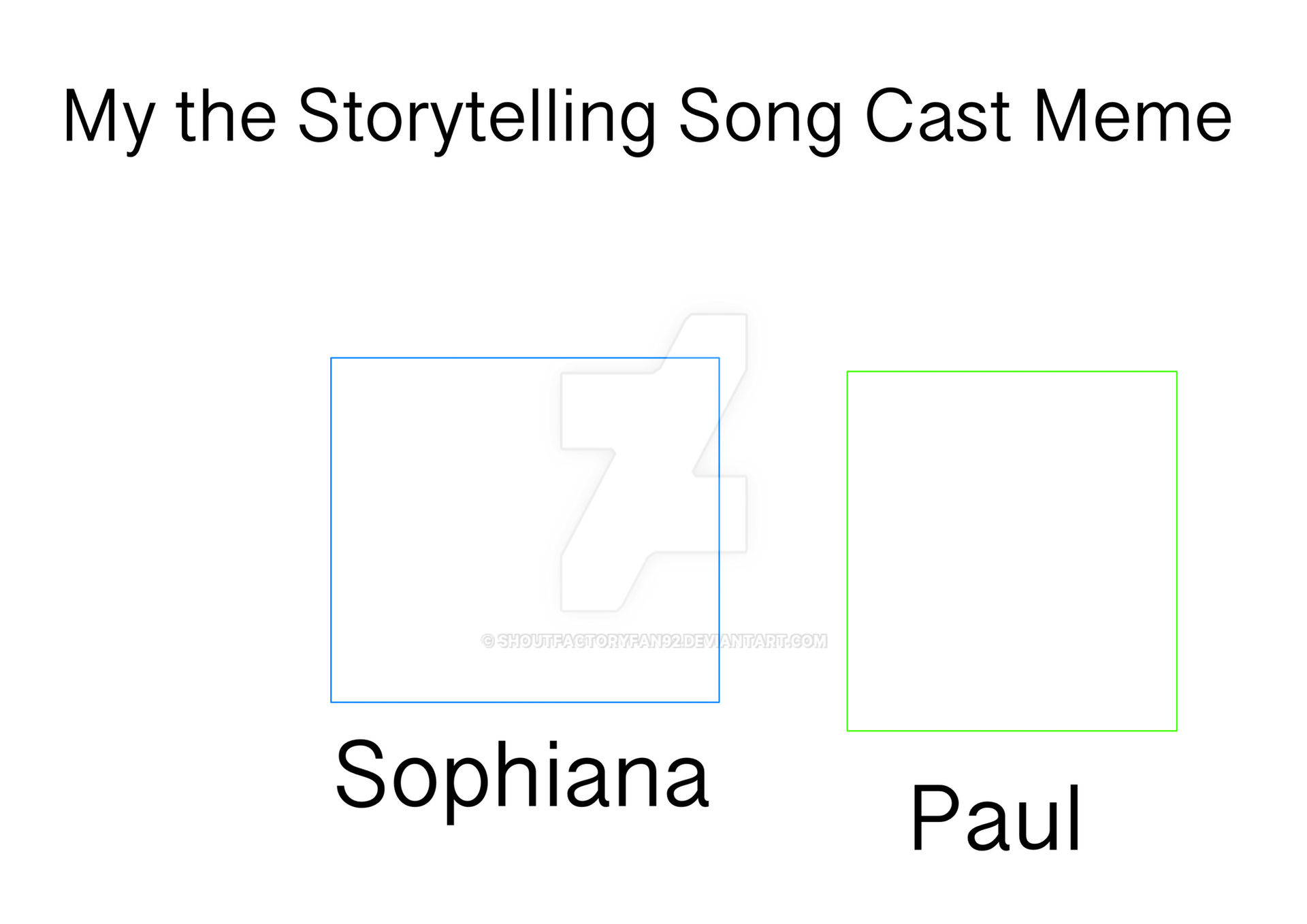 Songcast Meme make your own The storytelling song cast meme by shoutfactoryfan92 on ...
