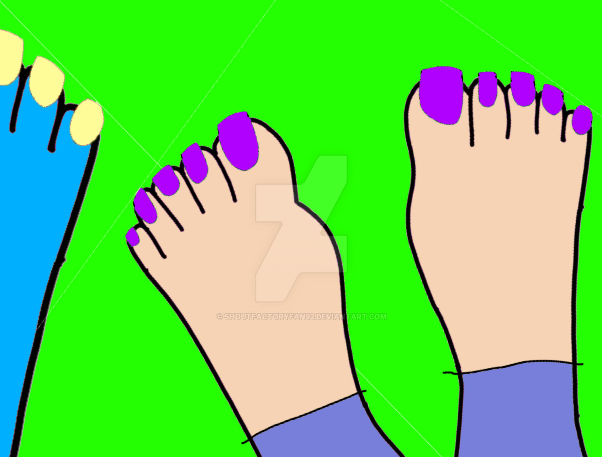 Deviantart Counting Toes Ned: my pretty toes by shoutfactoryfan92 on DeviantArt