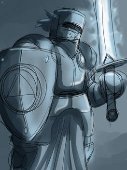 Knight / paladin? Sketch