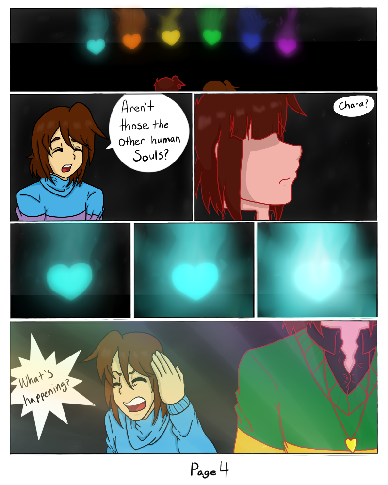 undertale AU comic page 4