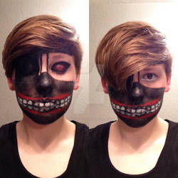 Kaneki Mask Face Paint 