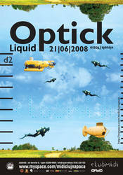 optick party poster