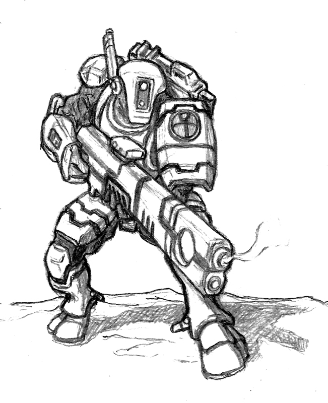 TAU Fire Warrior sketch