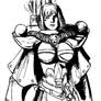 sketch: battle sister