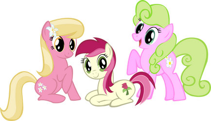 The flower sisters of Ponyville