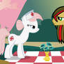 Nurse Redheart and Woodchip, Hearts and Hooves day