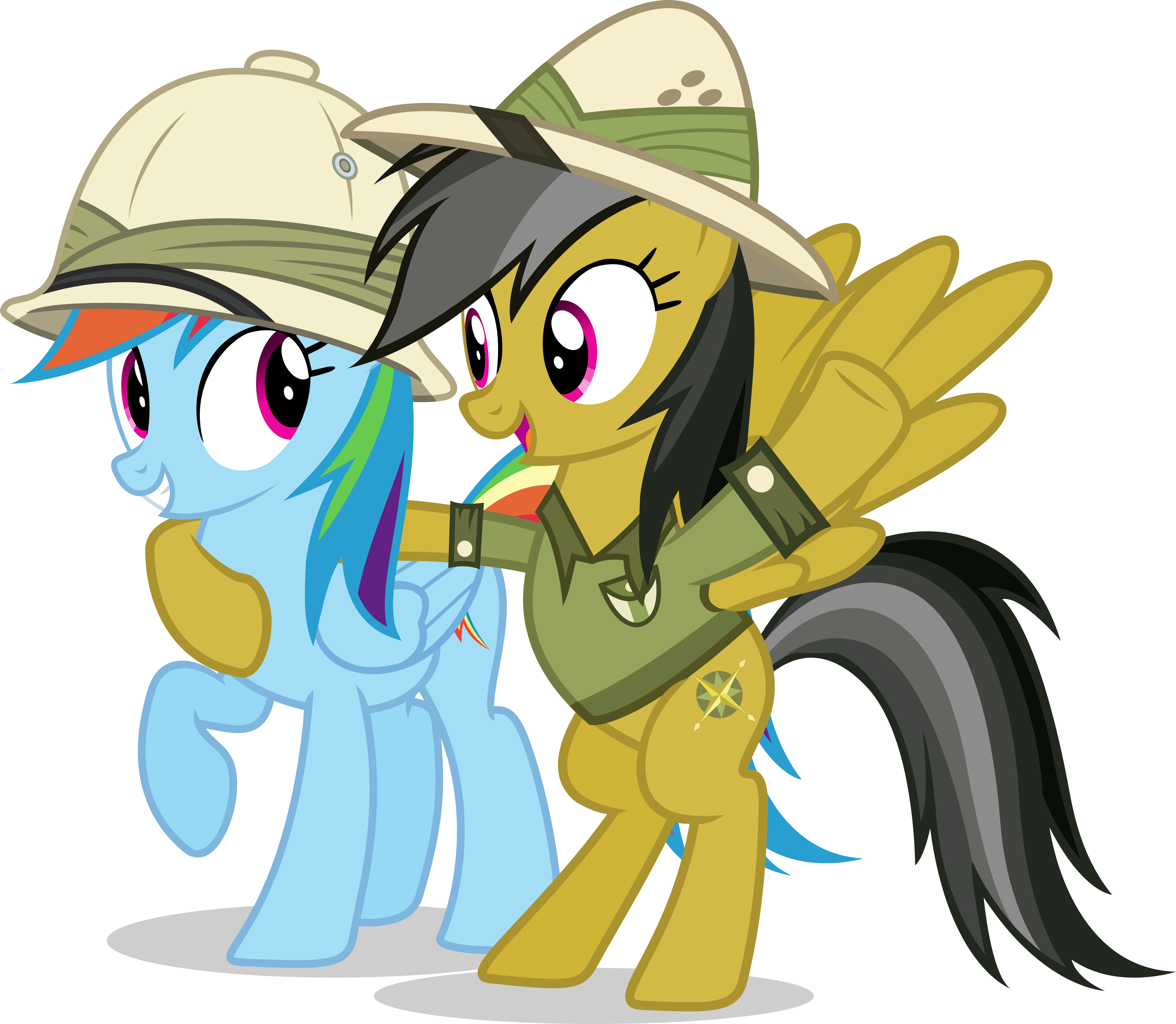 Rainbow Dash With Daring Do