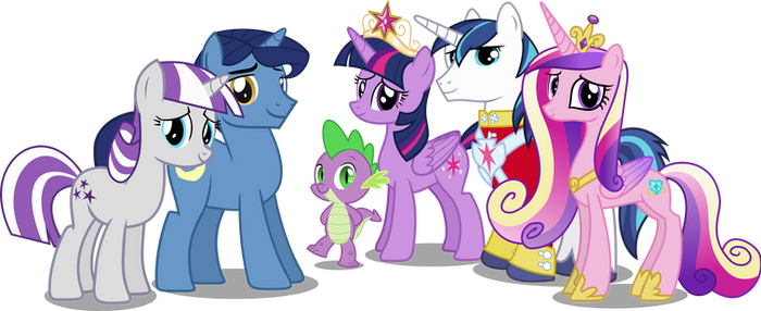 Twilight Sparkles Family