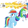 Rainbow Dash And Rainbow dash